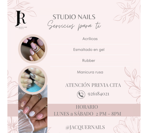 Servicio de manicure y pedicure